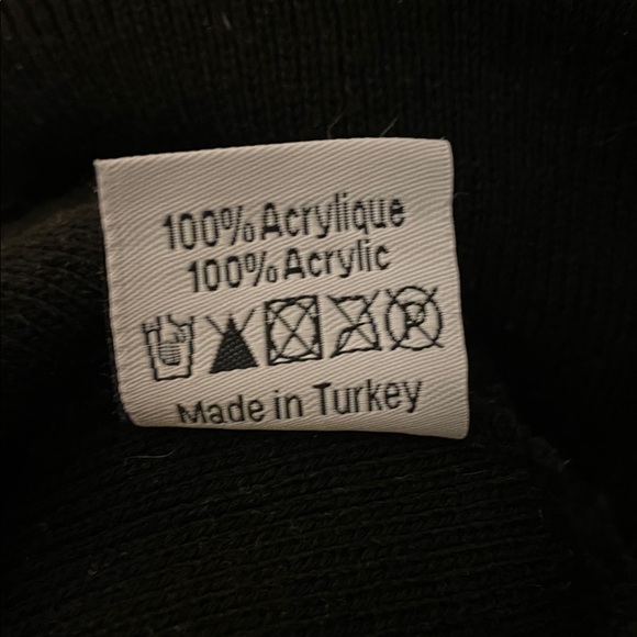 Appalachian State University Pom-Pom Beanie - Black and Yellow - Picture 4 of 4